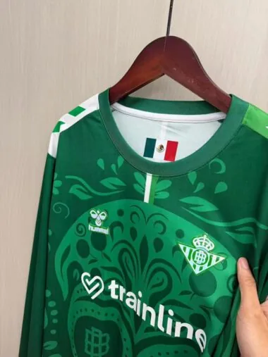 Real Betis 2025/26 Day of the Dead Special Edition Long Sleeve Jersey (S-2XL)
