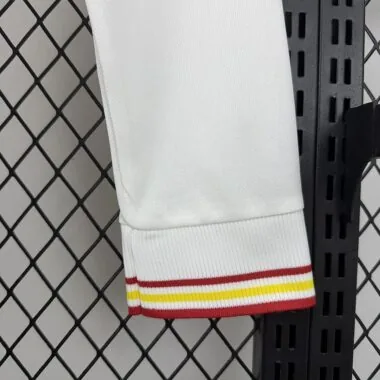 Retro 1996 Spain third white long sleeves Jersey (S-2XL)