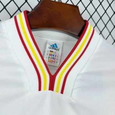 Retro 1996 Spain third white long sleeves Jersey (S-2XL)
