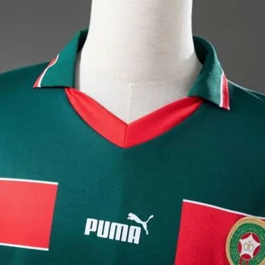 Retro 1998 Morocco Second Away Jersey Long Sleeve (S-XXL)