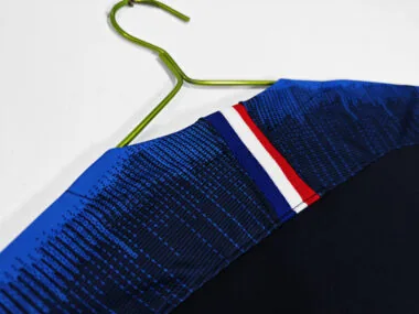 Retro 2018 France home long sleeves Jersey (S-2XL)