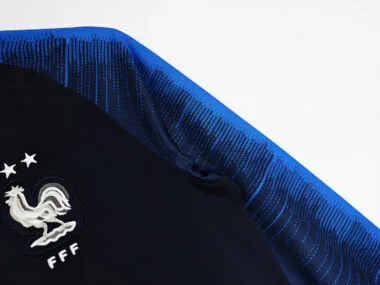 Retro 2018 France home long sleeves Jersey (S-2XL)