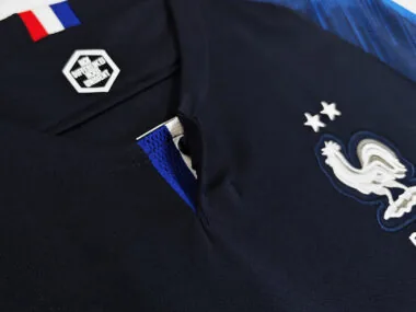 Retro 2018 France home long sleeves Jersey (S-2XL)