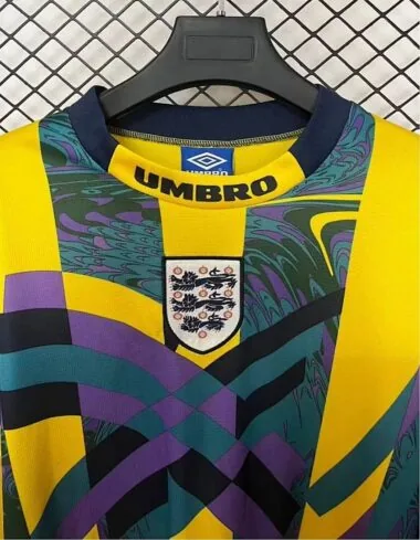 Retro England 1995 Goalkeeper long sleeves Jersey (S-2XL)