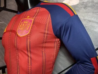 Spain 2026 World Cup Home Long Sleeve player version Jersey (S-4XL)