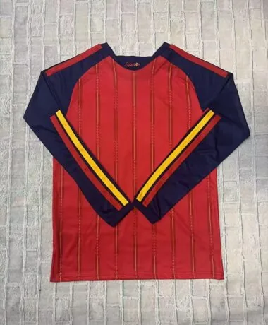 Spain 2026 World Cup Home long sleeve Jersey (S-4XL)