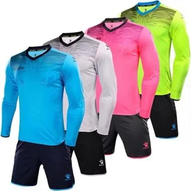 Equipación de portero en cuatro colores, tallas S-3XL