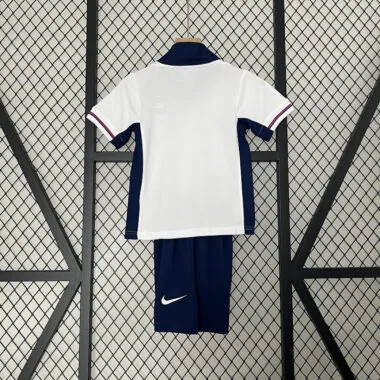 2024 England home white kid kit