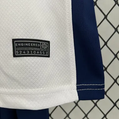 2024 England home white kid kit