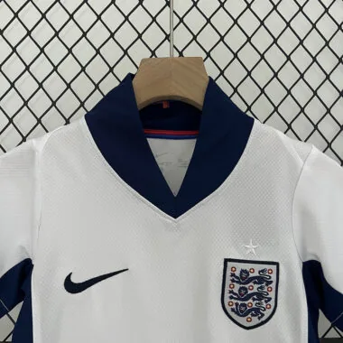 2024 England home white kid kit