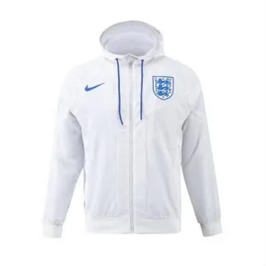 2024 England white windbreaker