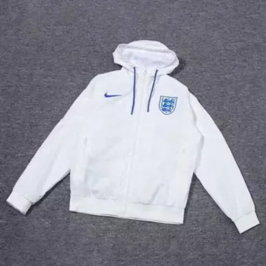 2024 England white windbreaker