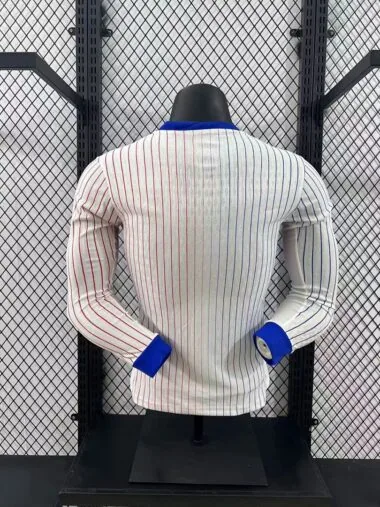 2024 France away white long sleeve player version jersey