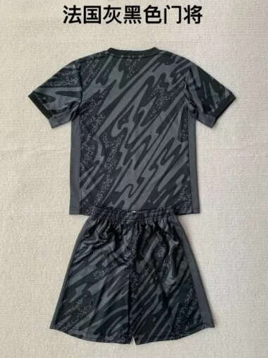 2024 France black goalkeeper kid kit