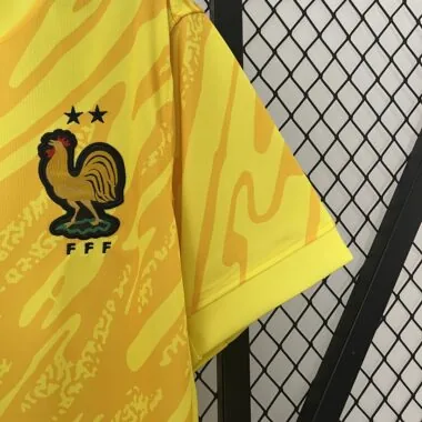 2024 France yellow goalkeeper jersey