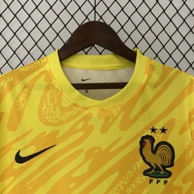 2024 France yellow goalkeeper jersey