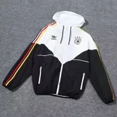 2024 Germany white and black windbreaker