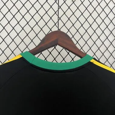 Camiseta de entrenamiento negra de Jamaica 2024