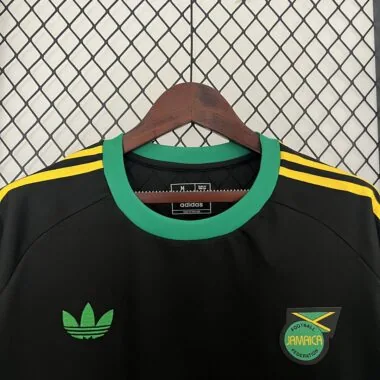 Camiseta de entrenamiento negra de Jamaica 2024