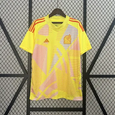 2024 Mexico yellow goalkeeper jersey