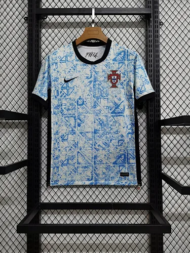 2024 Portugal away blue jersey