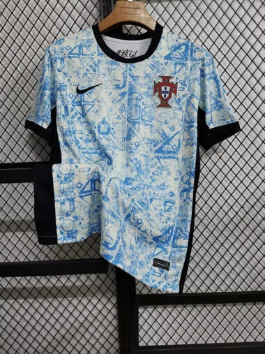 2024 Portugal away blue jersey