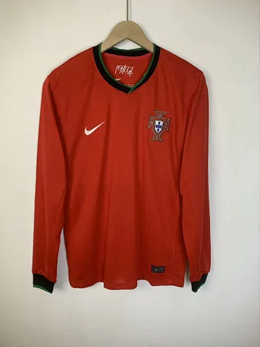 2024 Portugal home long sleeve jersey