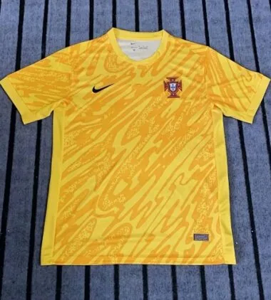 2024 Portugal yellow goalkeeper jersey