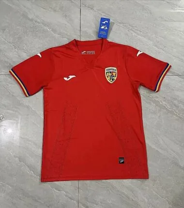 2024 Romania away red soccer jersey
