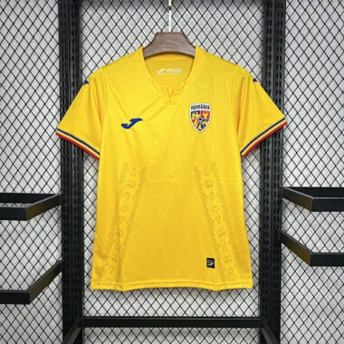 2024 Romania home soccer jersey
