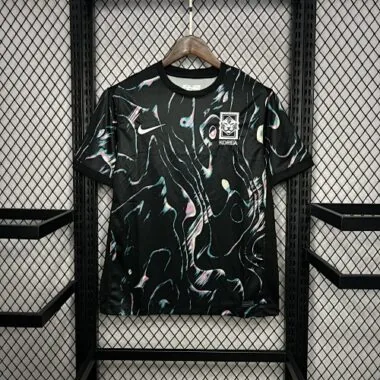 2024 South Korea away black jersey