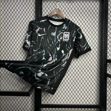 2024 South Korea away black jersey