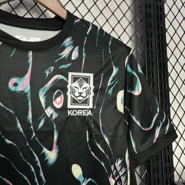 2024 South Korea away black jersey