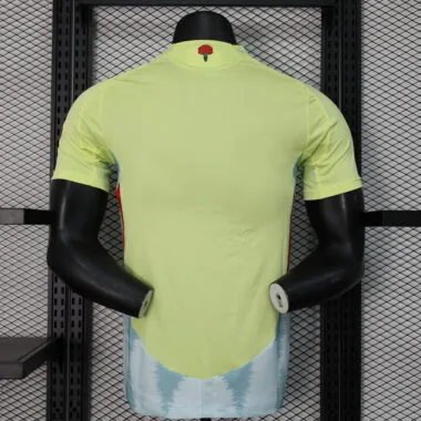 2024 Spain away yellow player version jersey