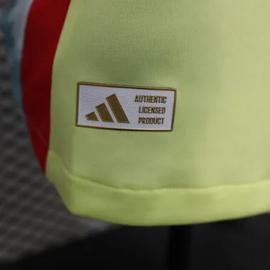 2024 Spain away yellow player version jersey