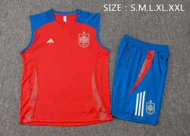 2024 Spain red Vest suit
