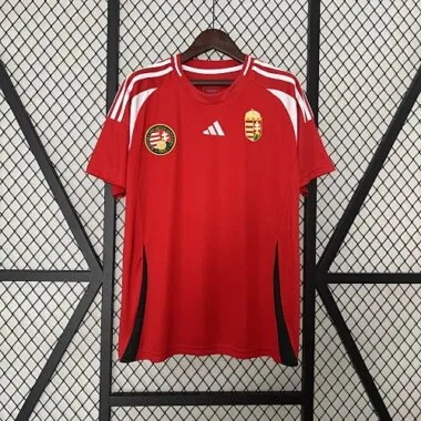 24-25 Hungary home red soccer jersey