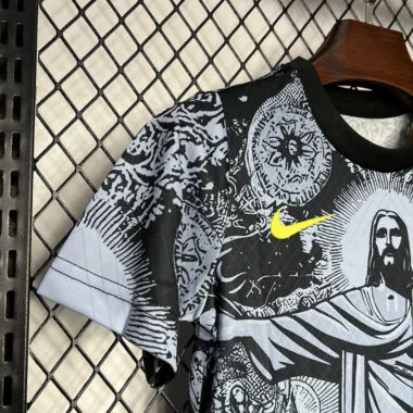 24-25 Brazil Gray Jesus Special Kid Kit