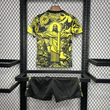 24-25 Brazil Jesus Yellow Special kid kit