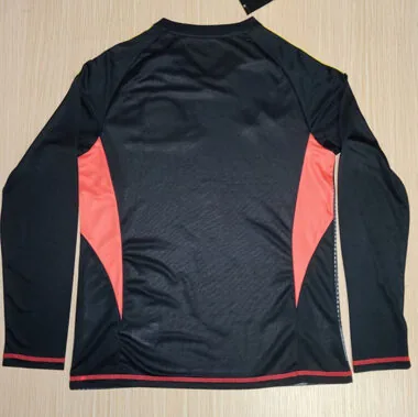 Camiseta de manga larga del portero de México, número 24-25, en negro