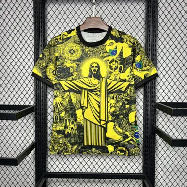 Brazil jesus yellow special version jersey