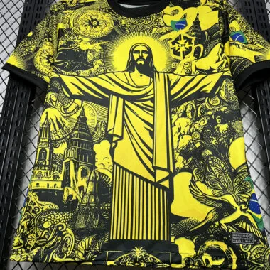 Brazil jesus yellow special version jersey