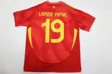 Spain 2024 UEFA Euro 2024 Final Home Jersey