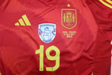 Spain 2024 UEFA Euro 2024 Final Home Jersey