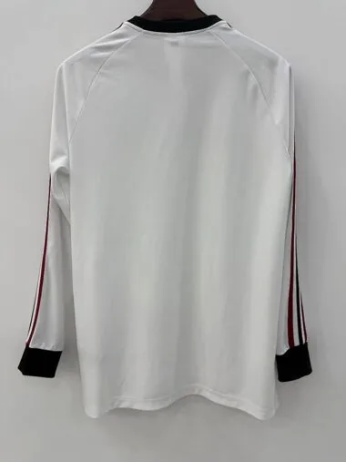 Manchester United 2025/26 Retro Model White jersey Long Sleeve (S-2XL)