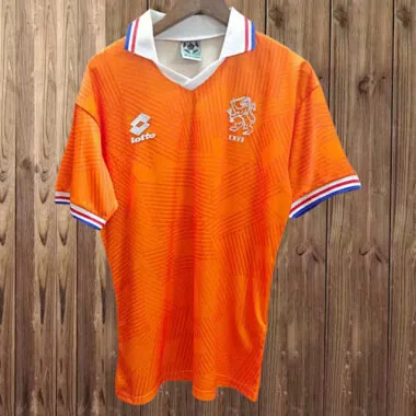 Retro 1992 Netherlands home soccer jersey size S-2XL