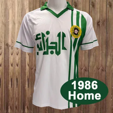 Retro Algeria 1986 Home Jersey (S-2XL)