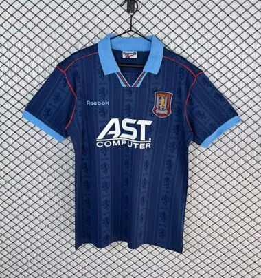 Retro Aston Villa 1995/96 away soccer jersey size S-2XL