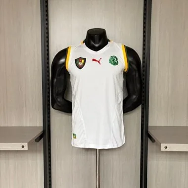 Retro Cameroon 2002 Away Vest S-XXL