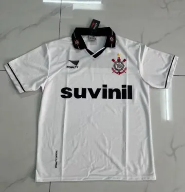 Retro Corinthians 1995/96 home soccer jerseys